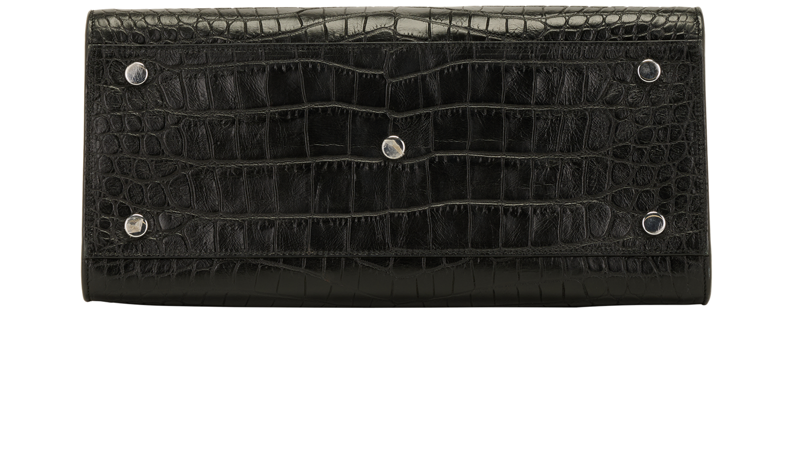Medium Day Bag, &pound;1,200, Handbags, Black, Crocodile, Top view